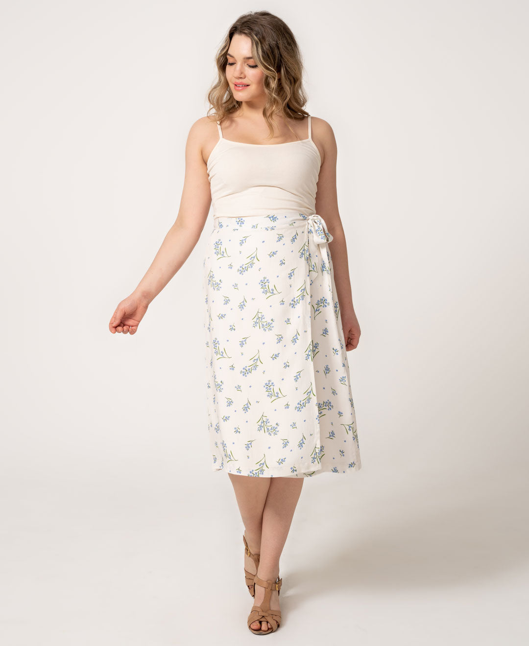 Camisole en coton biologique certifié fait au Québec crème